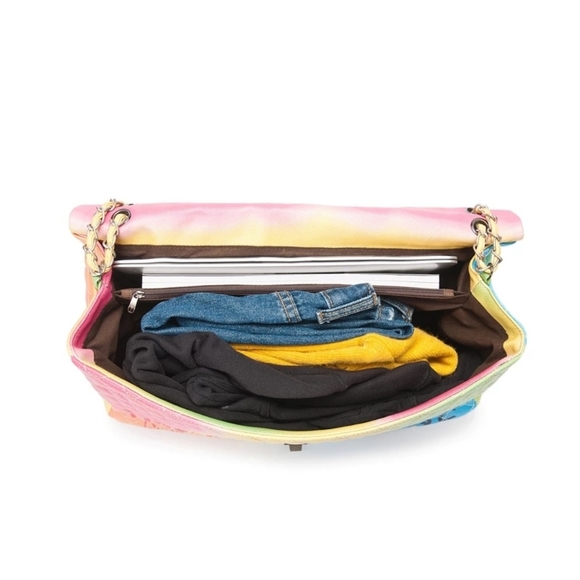 Large Capacity Ladies Chain Printed Crossbody Bags - Picture 5 of 16